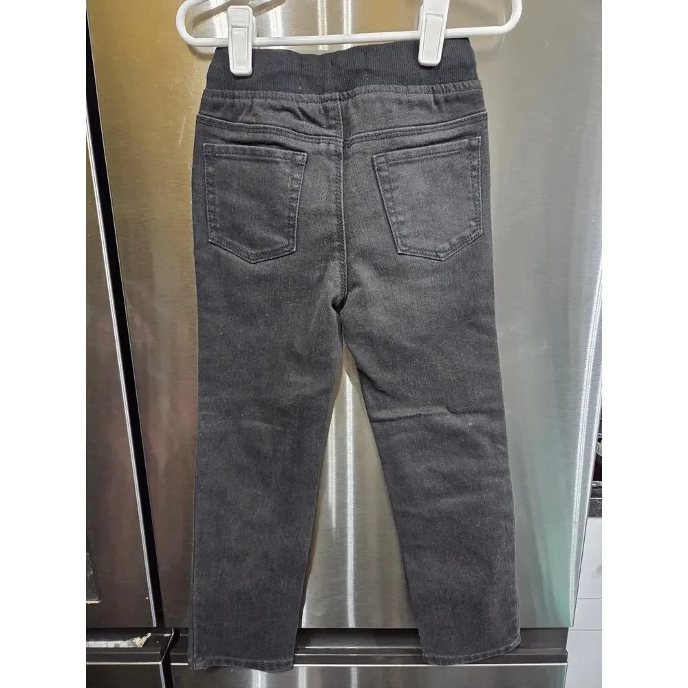 5/$20 Black Karate Skinny Flex Max Jeans - Old Navy - 5T